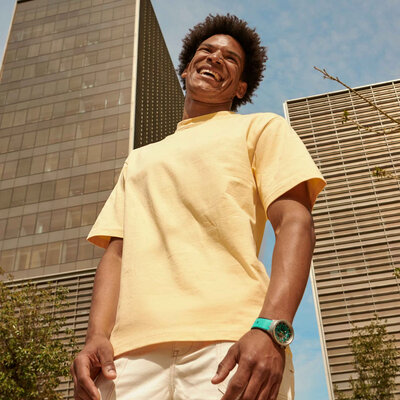 Swatch Big Bold Irony SB07S111 (in Tiffany Blau)