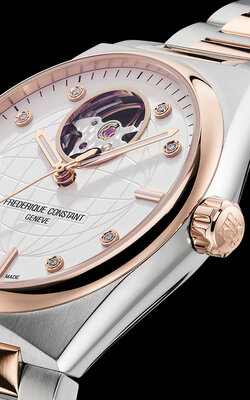 Frederique Constant Highlife Ladies Heart Beat Automatic FC-310VD2NH2B (+ Ersatz-Uhrenarmband)