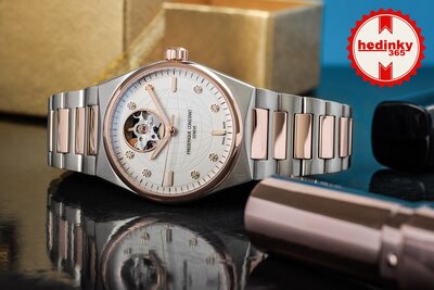 Frederique Constant Highlife Ladies Heart Beat Automatic FC-310VD2NH2B (+ Ersatz-Uhrenarmband)