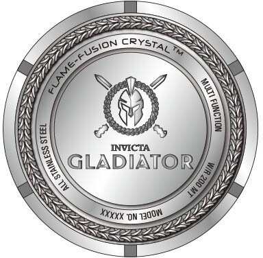 Invicta Gladiator Quartz 43mm 41123 (138 Diamanten)