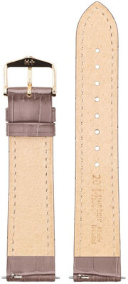 Leder-Uhrenarmband Hirsch Duke L 01028037-1, braun, Kalbsleder, Länge L, Quick Release