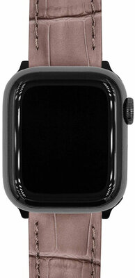 Leder-Uhrenarmband Hirsch Duke L 01028037-1, braun, Kalbsleder, Länge L, Quick Release