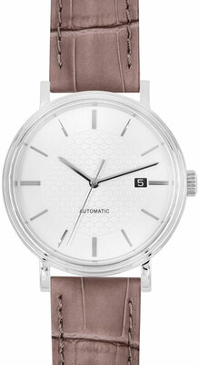 Leder-Uhrenarmband Hirsch Duke L 01028037-1, braun, Kalbsleder, Länge L, Quick Release