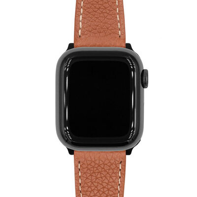 Leder-Uhrenarmband Hirsch Bologna L 01802070-1, braun, Kalbsleder, Länge L, Quick Release