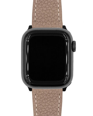 Leder-Uhrenarmband Hirsch Bologna M 01802137-1, braun, Kalbsleder, Länge M, Quick Release