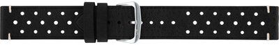 Leder-Uhrenarmband Morellato 5807B71.019 M, schwarz, recyceltes Material