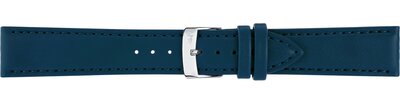 Leder-Uhrenarmband Morellato Edera 5804419.062 M, blau, Ökoleder
