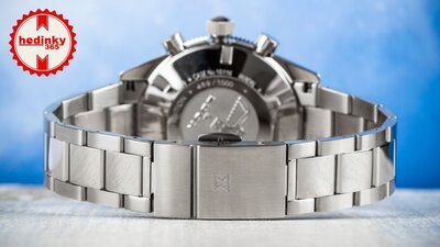 Edox SkyDiver Chronograph Quartz 10116-3-buidn Limited Edition 1000pcs ( + Ersatz-Uhrenarmband )