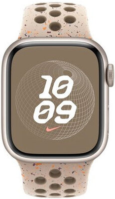 Silikon-Uhrenarmband Apple (für Apple Watch 38/40/41mm), beige, Größe M/L
