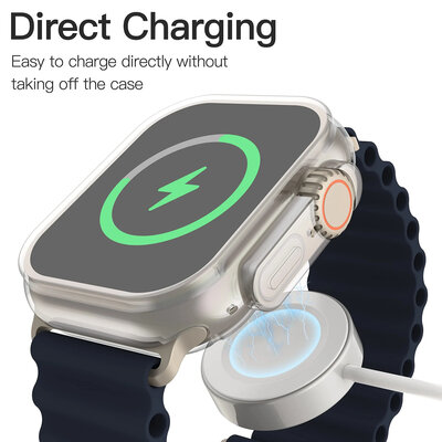 Schutzhülle (für Apple Watch Ultra 49mm), Silikon, transparent