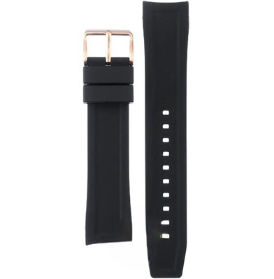 Silikon-Uhrenarmband Orient UR003011P9 22mm (für Modell RA-AK06), schwarz