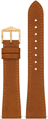 Leder-Uhrenarmband Hirsch Giffone L 01875070-1, braun, Kalbsleder, Länge L, Quick Release