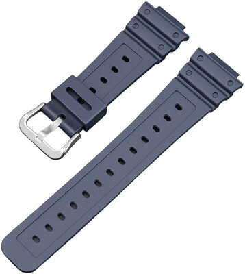 Silikon-Uhrenarmband Ricardo Ribolla 16mm (für Casio G-Shock GA-2100/GA-2110, DW-5600, GW-6900), blau V2