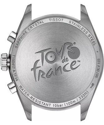 Tissot PR 100 Quartz T150.417.11.051.00 Tour de France 2025 (+ Ersatz-Uhrenarmband)