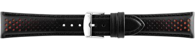 Leder-Uhrenarmband Morellato Lipari 5966237.886 M, schwarz