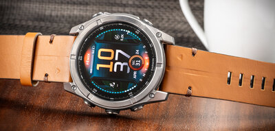 Leder-Uhrenarmband Ricardo 26mm (für Garmin Fenix 8/7X/6X (51mm), Tactix u.a.), braun, QuickFit