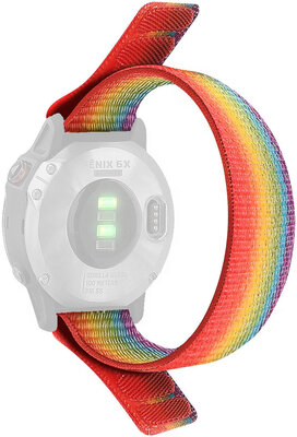 Nylon-Riemen Ricardo 26mm (pro Garmin Fenix 8/7X/6X (51mm), Tactix aj.), bunt, Durchzug