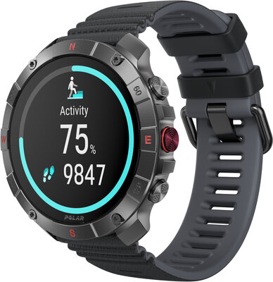 Polar Grit X2 Pro Titan, Größe M/L (+ Ersatz-Uhrenarmband)