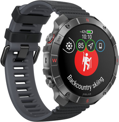Polar Grit X2 Pro Titan, Größe M/L (+ Ersatz-Uhrenarmband)
