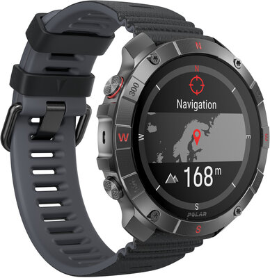Polar Grit X2 Pro Titan, Größe M/L (+ Ersatz-Uhrenarmband)