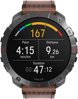 Polar Grit X2 Pro Titan, Größe M/L (+ Ersatz-Uhrenarmband)