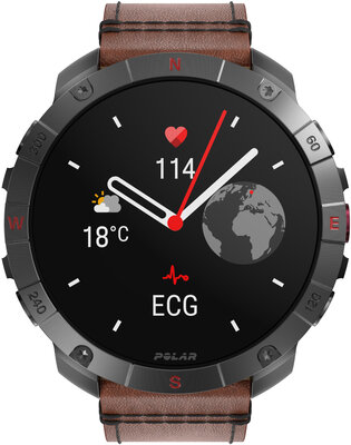 Polar Grit X2 Pro Titan, Größe M/L (+ Ersatz-Uhrenarmband)
