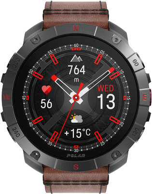 Polar Grit X2 Pro Titan, Größe M/L (+ Ersatz-Uhrenarmband)