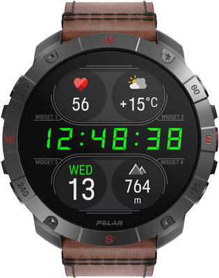 Polar Grit X2 Pro Titan, Größe M/L (+ Ersatz-Uhrenarmband)
