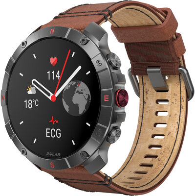 Polar Grit X2 Pro Titan, Größe M/L (+ Ersatz-Uhrenarmband)