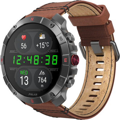 Polar Grit X2 Pro Titan, Größe M/L (+ Ersatz-Uhrenarmband)