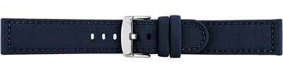Textil-Uhrenarmband Morellato Viareggio 5969E13.064 M, blau, recyceltes Material