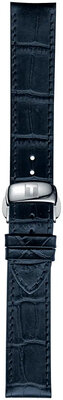 Leder-Uhrenarmband Tissot T852.032.781 19mm, blau, Quick Release