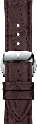 Lederband Tissot T852.045.399 21mm, Braun, Quick Release