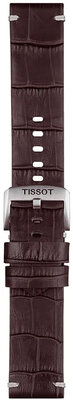 Leder-Uhrenarmband Tissot T852.046.773 22mm, braun, Quick Release