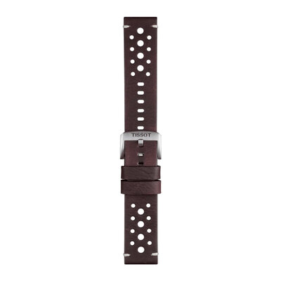 Leder-Uhrenarmband Tissot T852.046.777 22mm, braun, Quick Release
