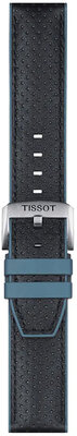 Leder-Uhrenarmband Tissot T852.046.785 22mm, schwarz, Quick Release