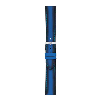 Leder-Uhrenarmband Tissot T852.046.840 20mm, blau, Quick Release