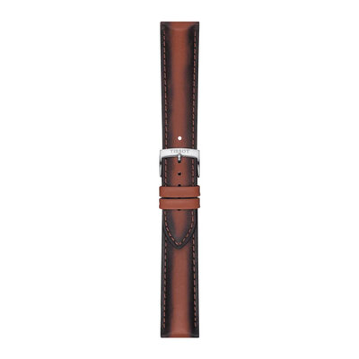 Leder-Uhrenarmband Tissot T852.046.842 20mm, braun, Quick Release