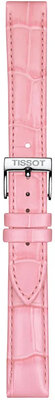 Leder-Uhrenarmband Tissot T852.047.114 16mm, rosa, Quick Release