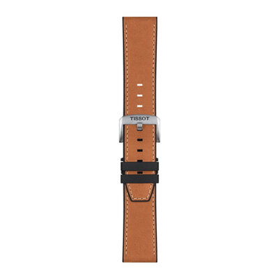 Leder-Uhrenarmband Tissot T852.047.777 23mm, braun, Quick Release