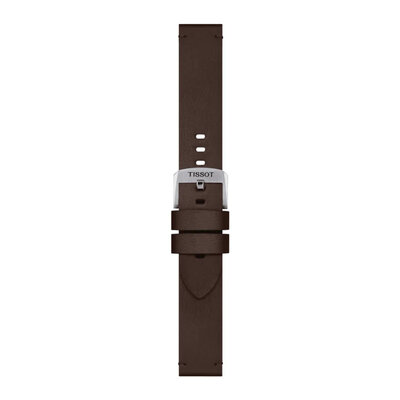 Leder-Uhrenarmband Tissot T852.048.215 20mm, braun, Quick Release