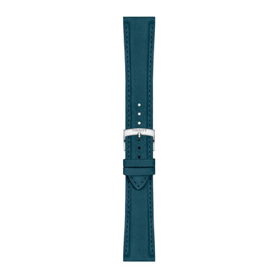 Leder-Uhrenarmband Tissot T852.048.227 21mm, blau, Quick Release