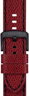Burgunderfarbenes Lederband Tissot T852.049.048