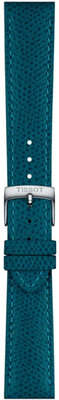 Leder-Uhrenarmband Tissot T852.049.059 18mm, blau, Quick Release