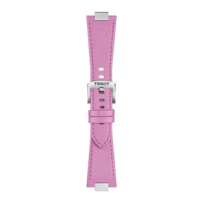Leder-Uhrenarmband Tissot T852.049.546 (für Modell Tissot PRX 35mm), rosa, Quick Release