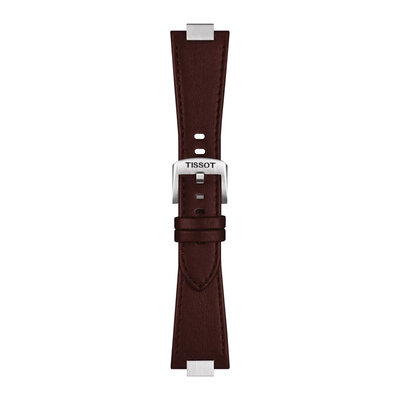 Leder-Uhrenarmband Tissot T852.049.548 (für Modell Tissot PRX 35mm), braun, Quick Release