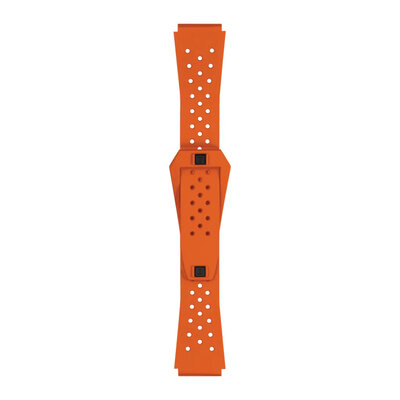 Kautschuk-Uhrenarmband Tissot Sideral T852.048.861 20mm, orange, Quick Release