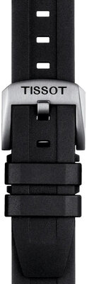Silikonband Tissot T852.044.545 20mm, schwarz, Quick Release