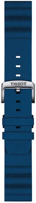 Silikon-Uhrenarmband Tissot T852.047.175 22mm, blau, Quick Release