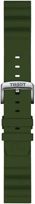 Silikon-Uhrenarmband Tissot T852.047.177 22mm, grün, Quick Release
